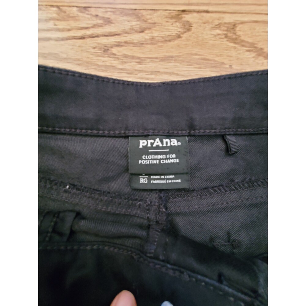 prAna Women's Oday Skinny Jeans Black Comfort Normcore Minimalism Womens 6 EUC - Picture 4 of 8